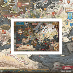 Trench Crusade: Map of the World - A2 Art Print – Mindworks