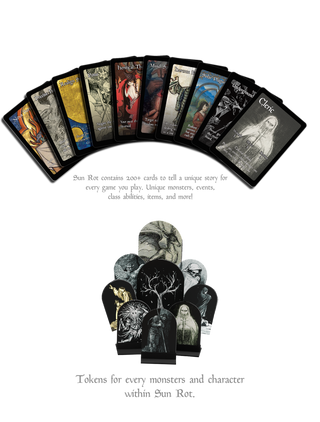 PREORDER SUN ROT: Cooperative Grimdark Board Game