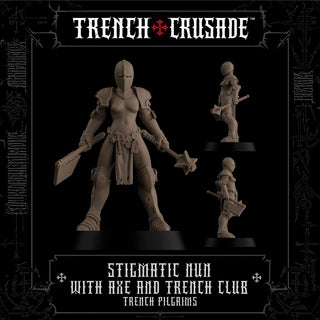 Trench Pilgrims Stigmatic Nun with Axe and Trench Club