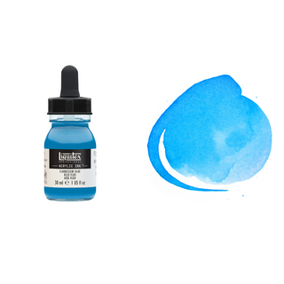 Liquitex Acrylic Ink Fluorescent Blue 984