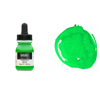 Liquitex Acrylic Ink Fluorescent Green 985