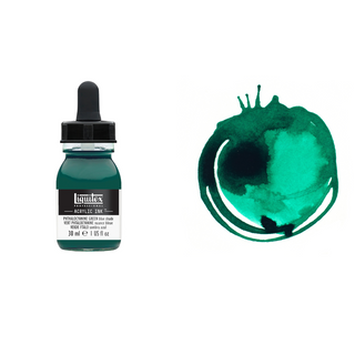 Liquitex Acrylic Ink Phthalocyanine Green Blue Shade 317