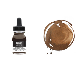 Liquitex Acrylic Ink Transparent Burnt Umber 130