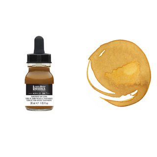Liquitex Acrylic Ink Transparent Raw Sienna 332