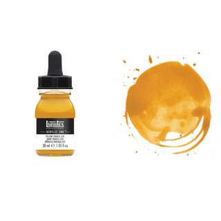 Liquitex Acrylic Ink Yellow Orange Azo 414